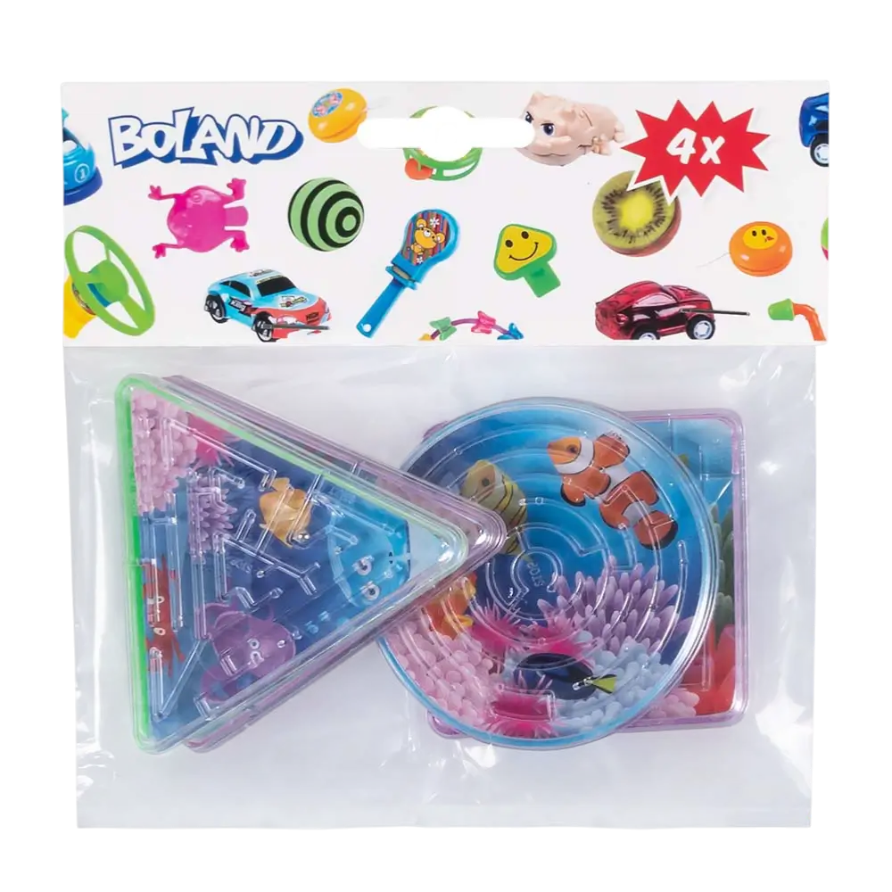 Laberinto Infantil Set de 4 Peces - Regalos para fiestas de cumpleaños infantiles