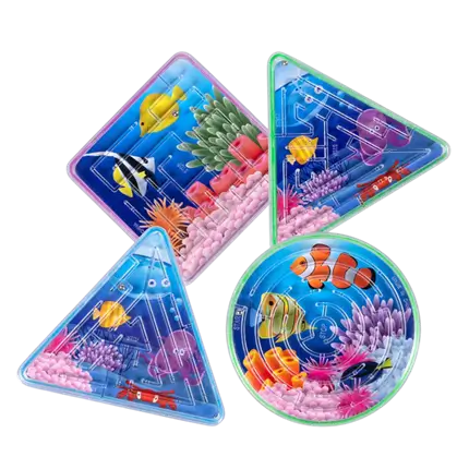 Laberinto Infantil Set de 4 Peces - Regalos para fiestas de cumpleaños infantiles