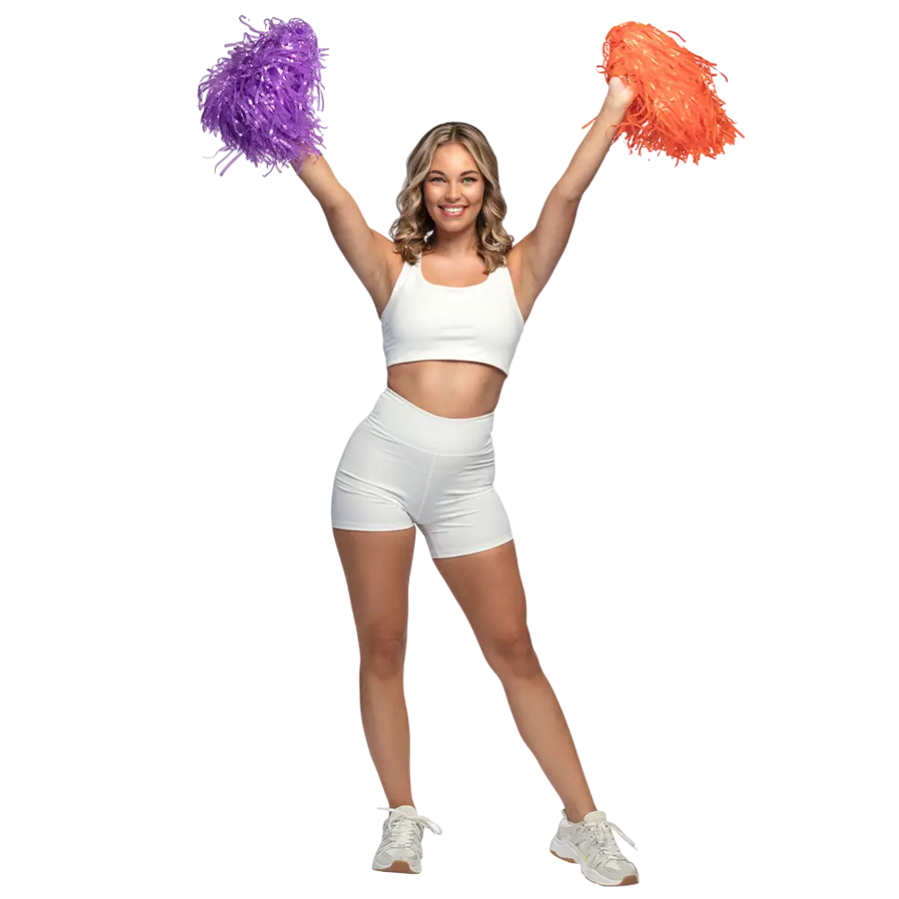 Pom Pom Naranja - Accesorios animación animadora