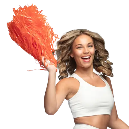Pom Pom Naranja - Accesorios animación animadora