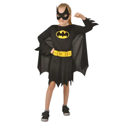 Batgirl Disfraz Niña 8-10 Años - Infantil Super Heroe Disfraz