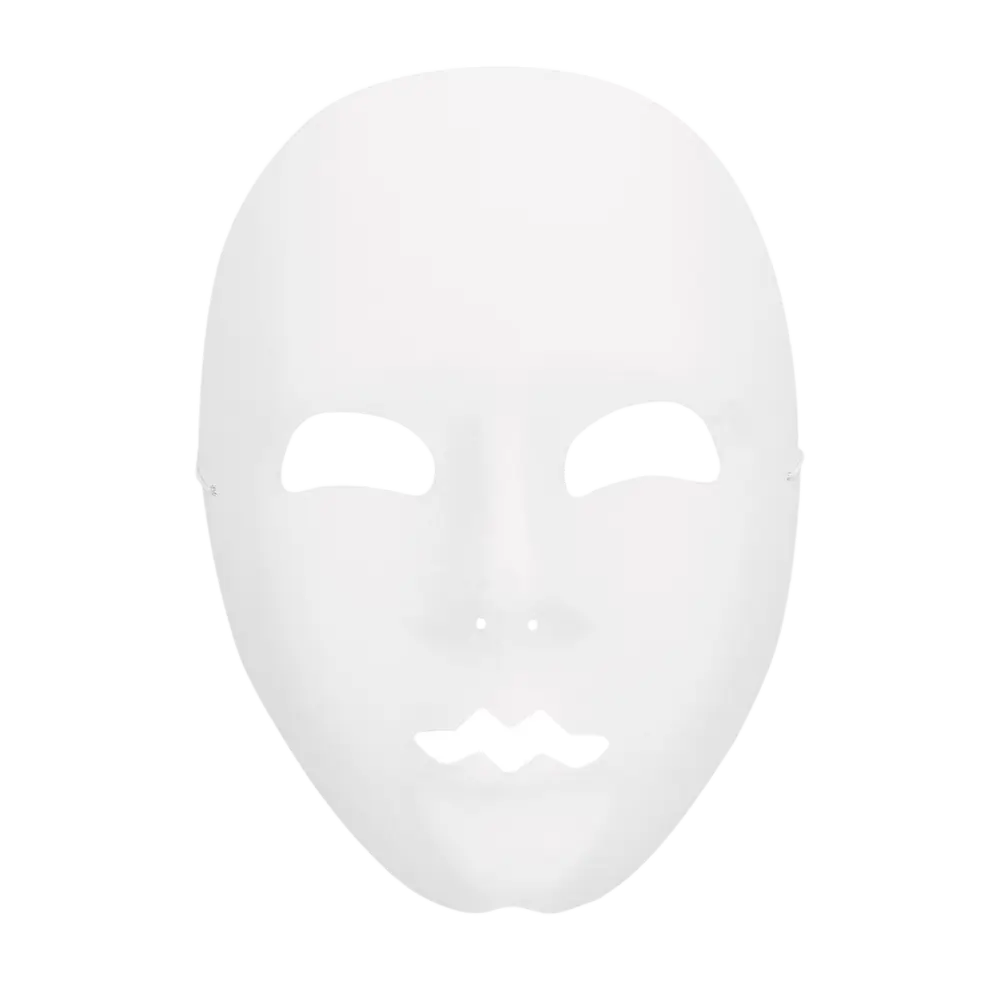 Máscara de Mimo Blanca - Accesorio Disfraz Carnaval