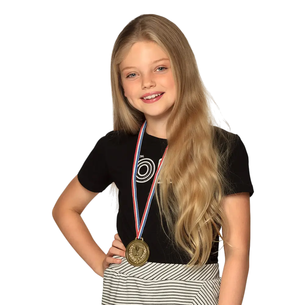 Lote de 3 Medallas Podium - Premios para Juegos de Cumpleaños Infantiles