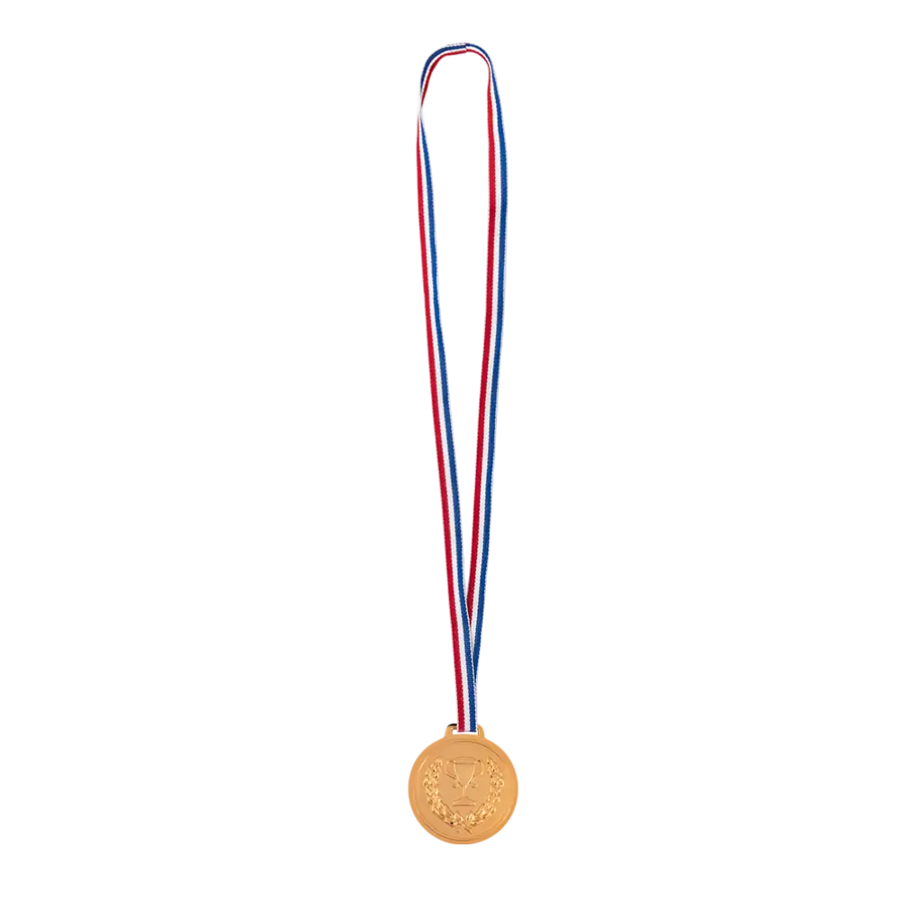 Lote de 3 Medallas Podium - Premios para Juegos de Cumpleaños Infantiles