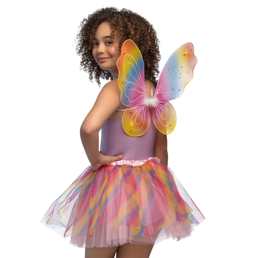 Disfraz de Hada Arco Iris Infantil - Niña Disfraz de Hada de Carnaval