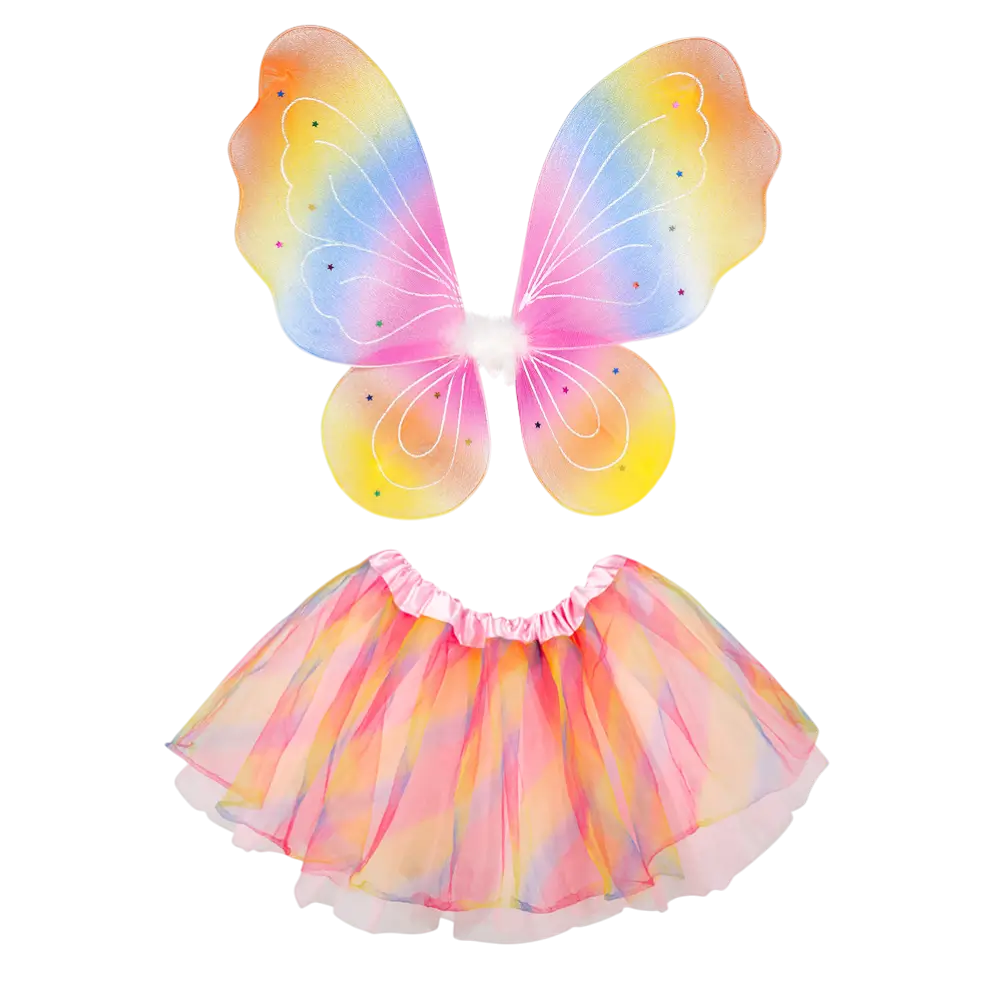 Disfraz de Hada Arco Iris Infantil - Niña Disfraz de Hada de Carnaval
