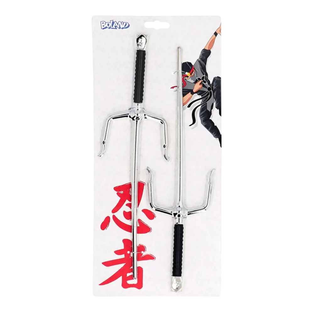 Kit 2 Sai Ninja - Accesorios para disfrazarse de ninja