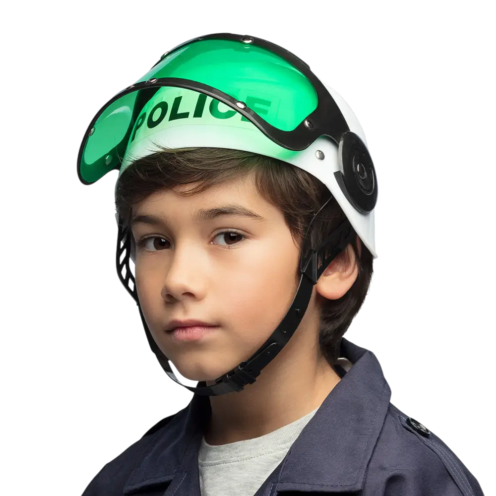 Casco de policía infantil - Disfraz de niño para cumpleaños