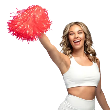 Pom Pom Rouge - Accesorios Cheerleader EVJF