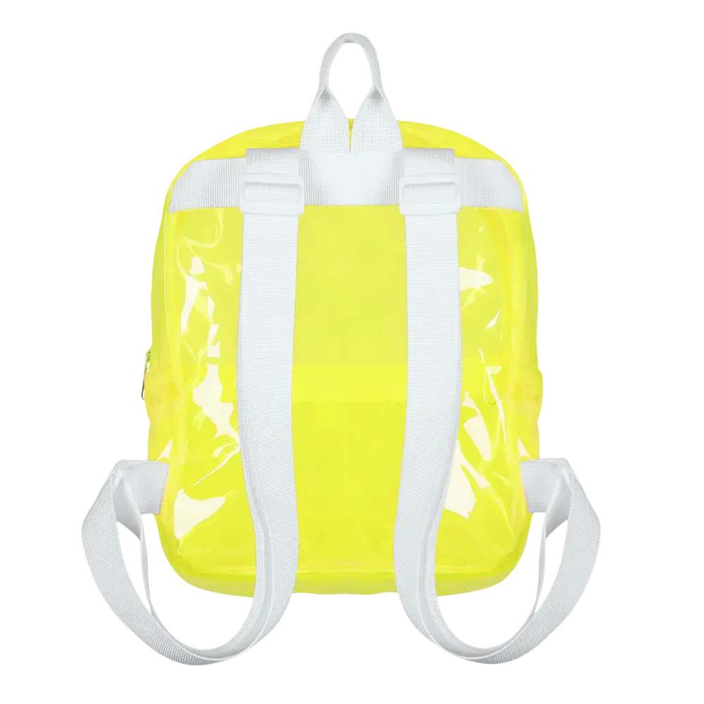 Mochila amarilla flúo - Accesorio de noche flúo para festivales