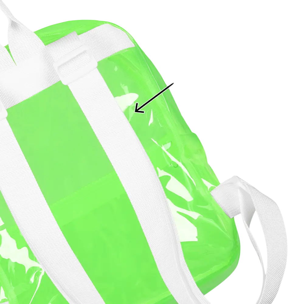 Mochila Verde Fluo - Accessoire Festivals Soirée Fluo