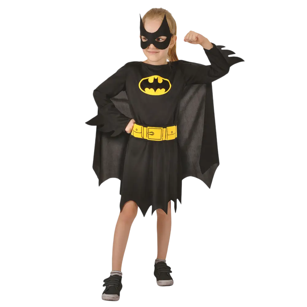 Disfraz de Batgirl para niñas de 5 a 7 años - Disfraz de superheroína