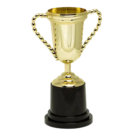 Trofeo Deluxe Gold Victory Cup - Premio de competición deportiva para cumpleaños infantiles