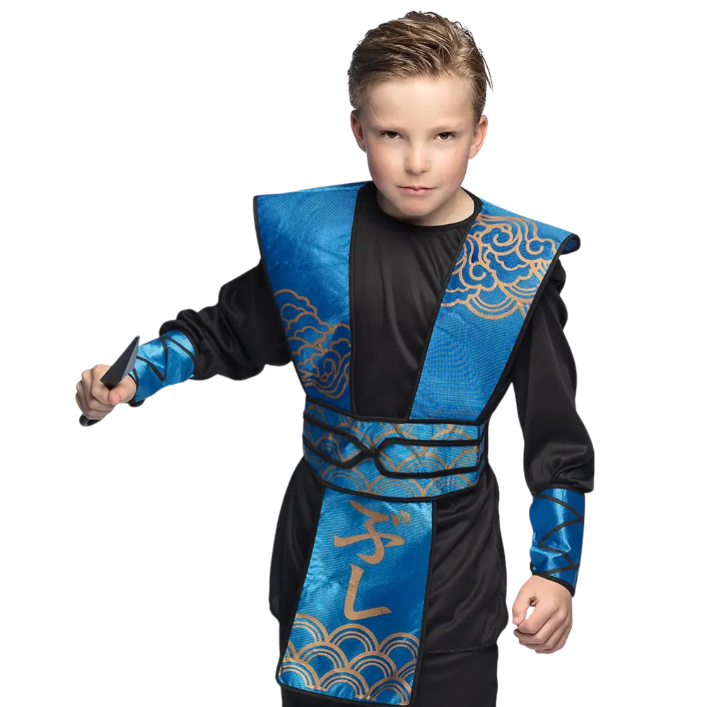 Kit Armas Ninja Niño 7 Piezas - Accesorios Disfraz Samurai Combate