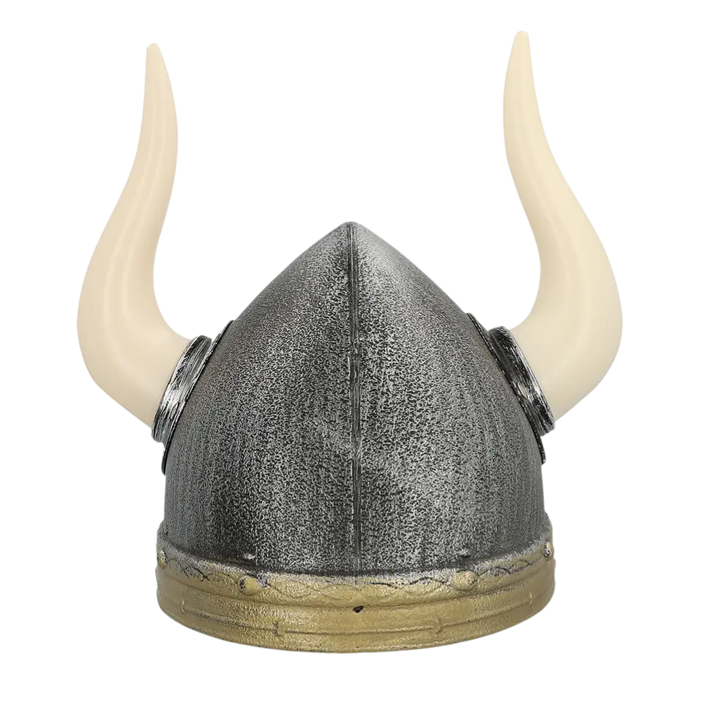 Casco vikingo para niños - accesorio para disfrazarse de guerrero nórdico