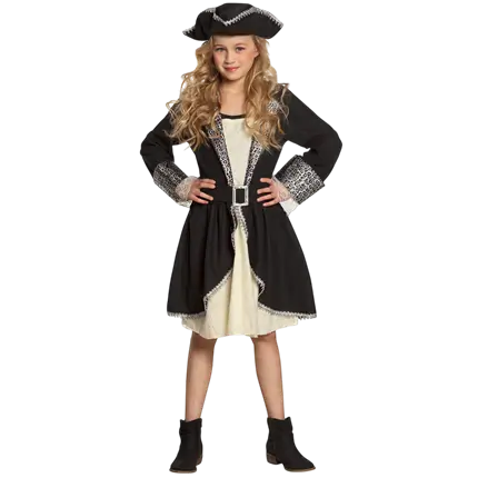 Disfraz de Pirata 4-6 años Niña - Disfraz de Aventurera de Carnaval Infantil