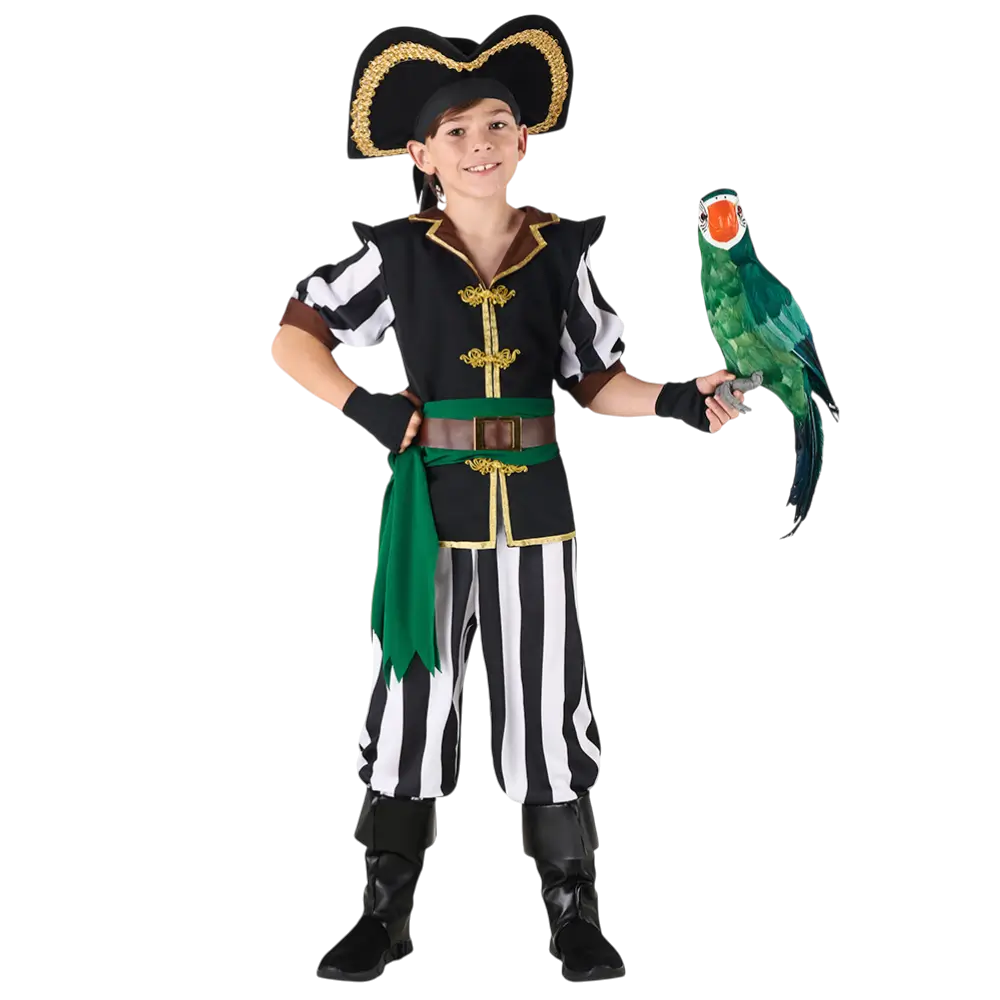Disfraz de Pirata 10-12 años Niño - Disfraz de Corsario de Carnaval Infantil