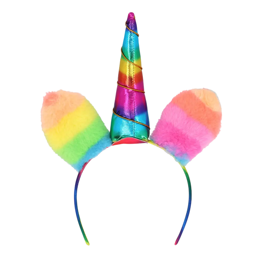 Kit Unicornio Arco Iris Infantil - Hada Fantasía Accesorios Disfraz