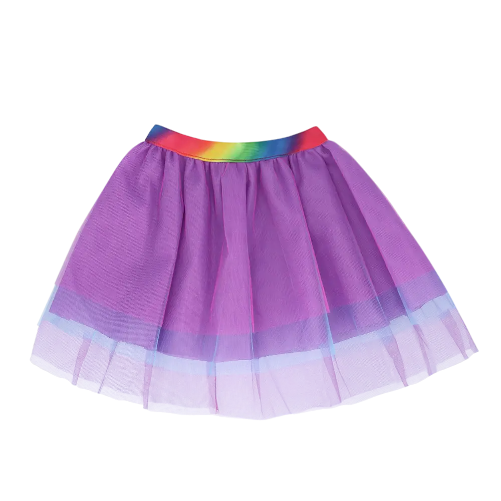 Kit Unicornio Arco Iris Infantil - Hada Fantasía Accesorios Disfraz