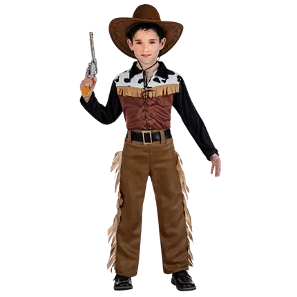 Disfraz de vaquero para niños de 5-6 años - Disfraz del Lejano Oeste Western Niño