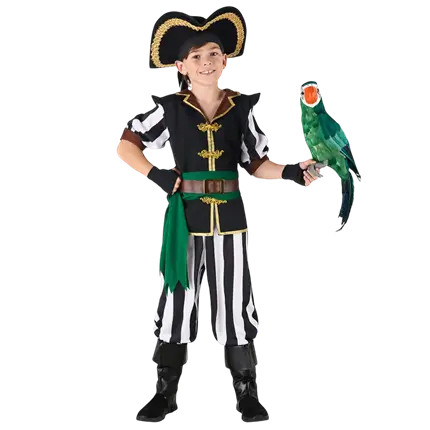 Disfraz de Pirata 7-9 años Niño - Disfraz de Corsario de Carnaval para Niños