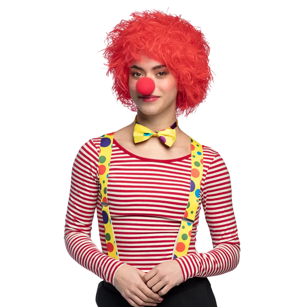 Kit Completo de Payaso Infantil - Accesorios Disfraz Fiesta de Carnaval