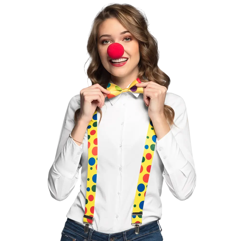 Kit Completo de Payaso Infantil - Accesorios Disfraz Fiesta de Carnaval