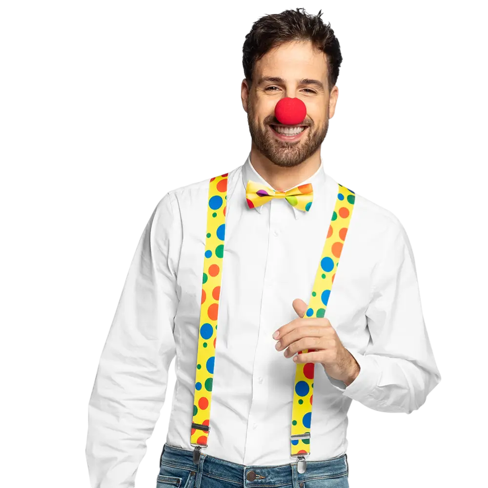 Kit Completo de Payaso Infantil - Accesorios Disfraz Fiesta de Carnaval