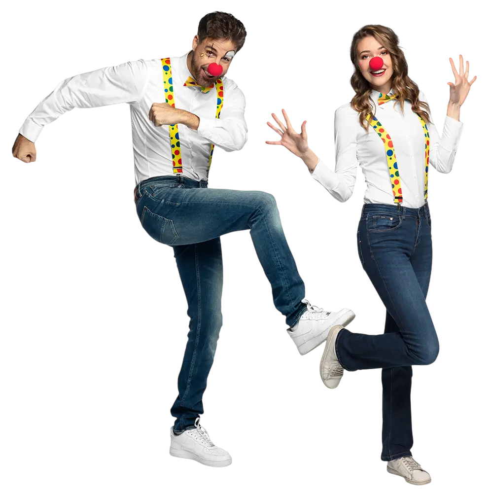 Kit Completo de Payaso Infantil - Accesorios Disfraz Fiesta de Carnaval