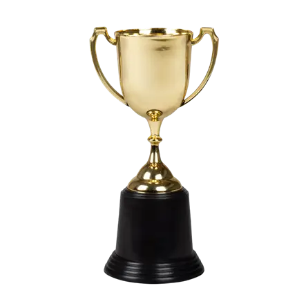 Trophée Or Coupe Victoire - Recompensa Concurso de Juegos de Cumpleaños
