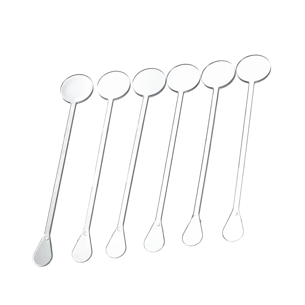 Agitador de cóctel 17cm en PP transparente (Mojito, Caïpi) - Reutilizable (paquete de 100)