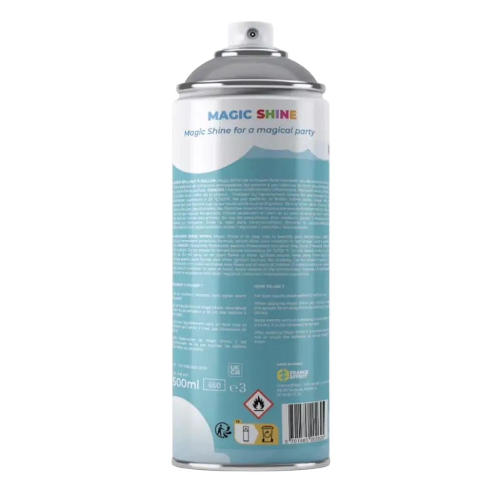Magic Shine® - Spray brillante para globos de látex - 500ml