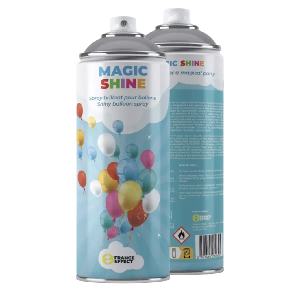 Magic Shine® - Spray brillante para globos de látex - 500ml