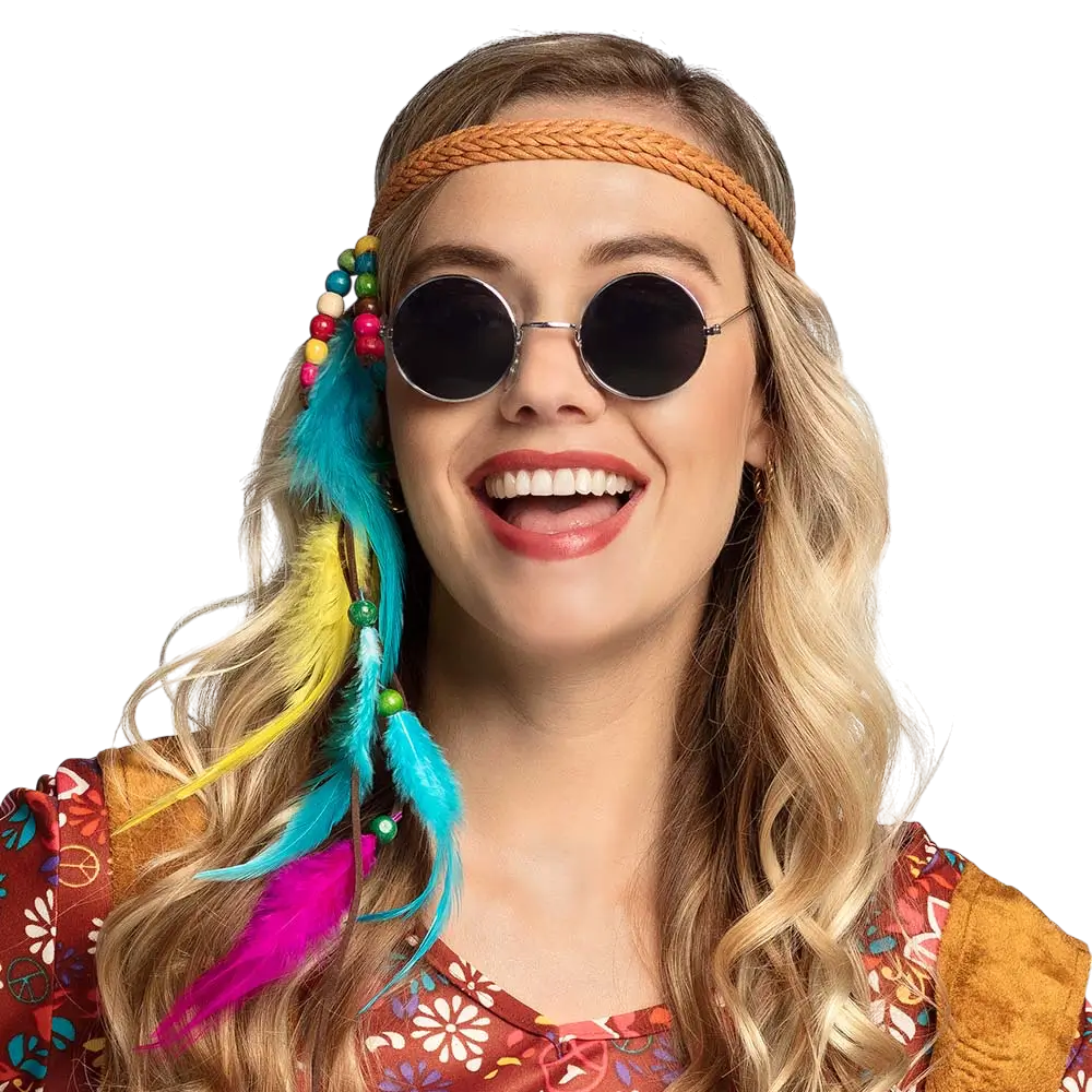 Gafas de fiesta retro hippie John