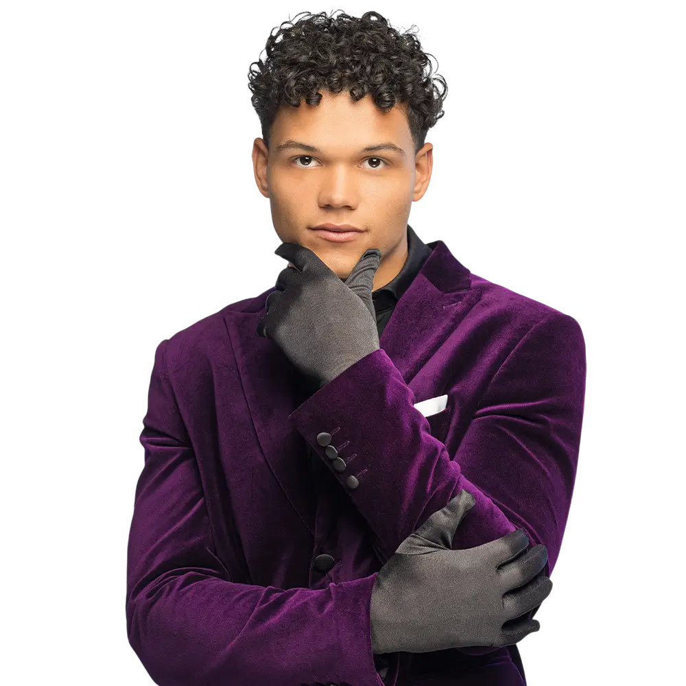 Guantes de muñeca Basic negros