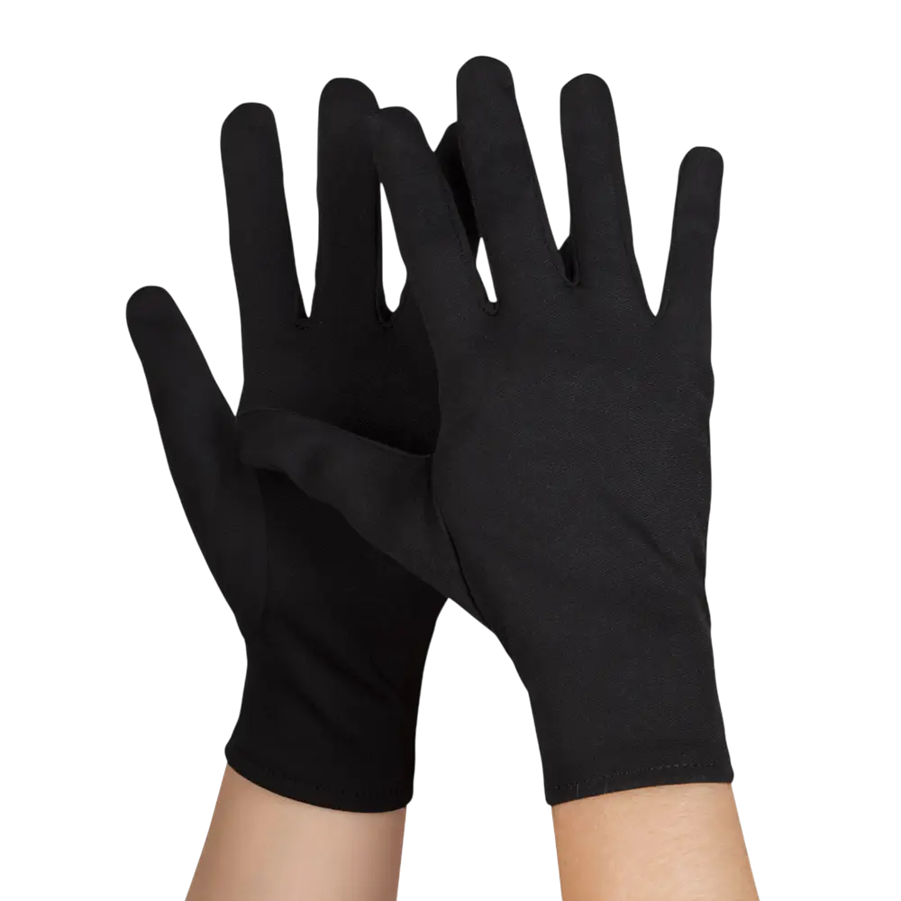 Guantes de muñeca Basic negros