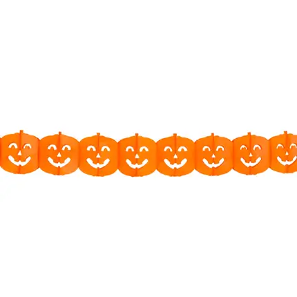 Guirnalda de calabazas de Halloween