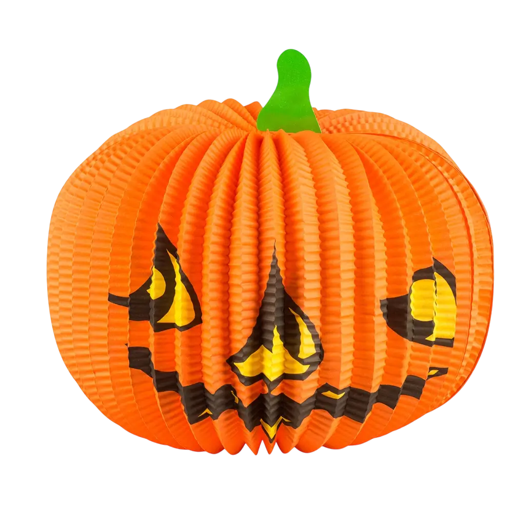 Calabaza de papel de Halloween Linterna 36 cm
