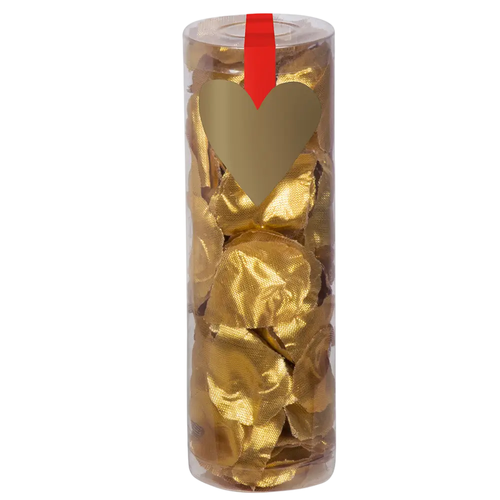 288 Pétalos de rosa dorados