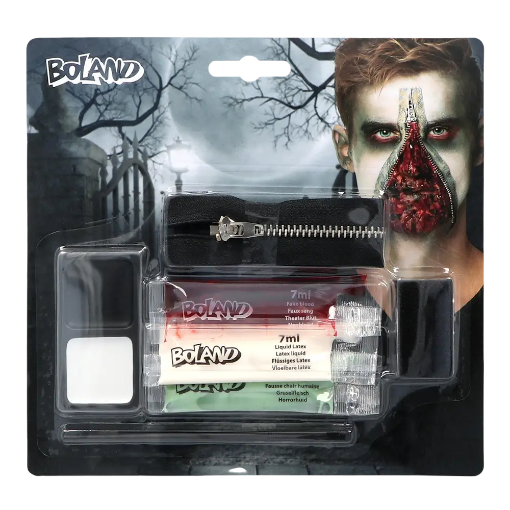 Kit de maquillaje Zombie zip