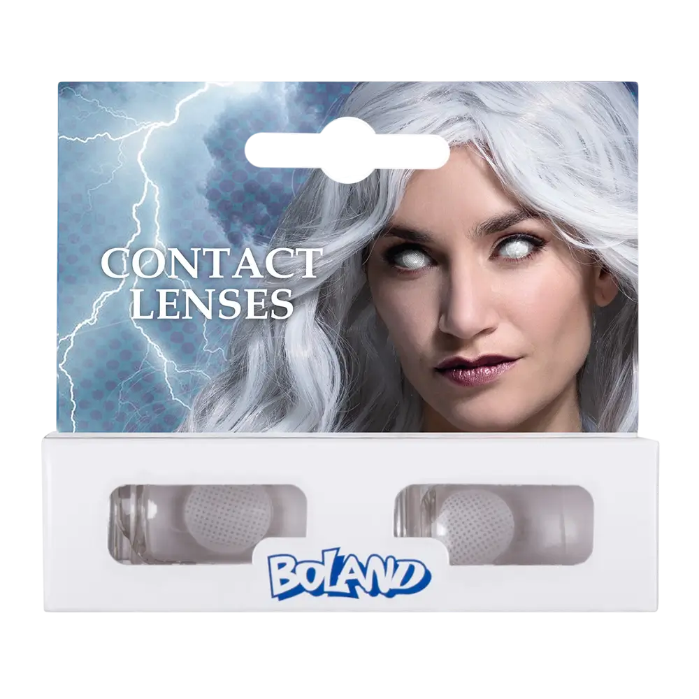 Lentillas de Halloween blanco místico 12 meses