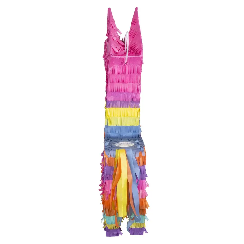 Piñata de llama multicolor