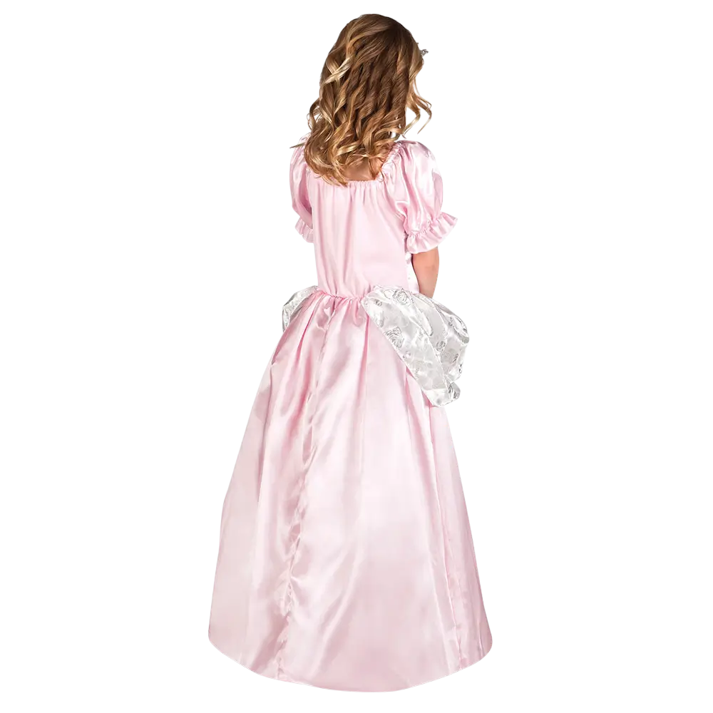 Vestido de princesa rosa claro para niña disfrazada - 4-6 años