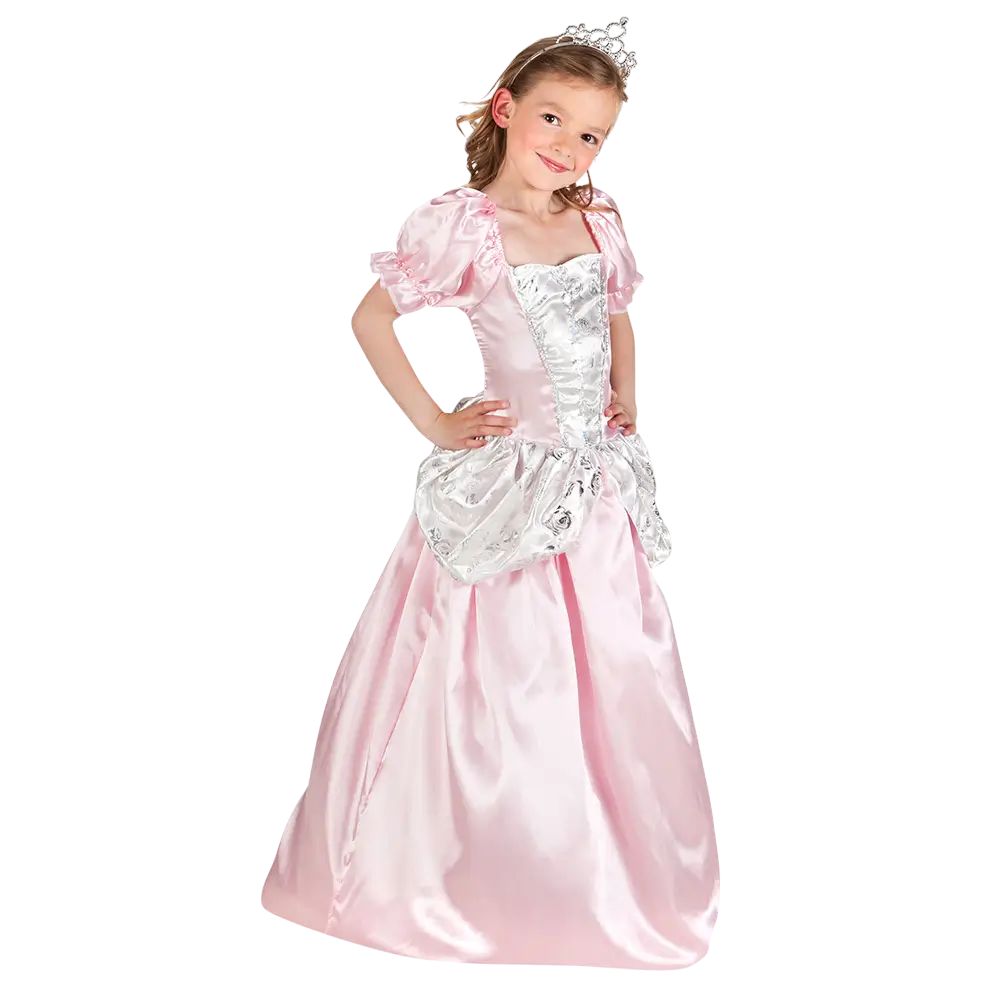 Vestido de princesa rosa claro para niña disfrazada - 10-12 años