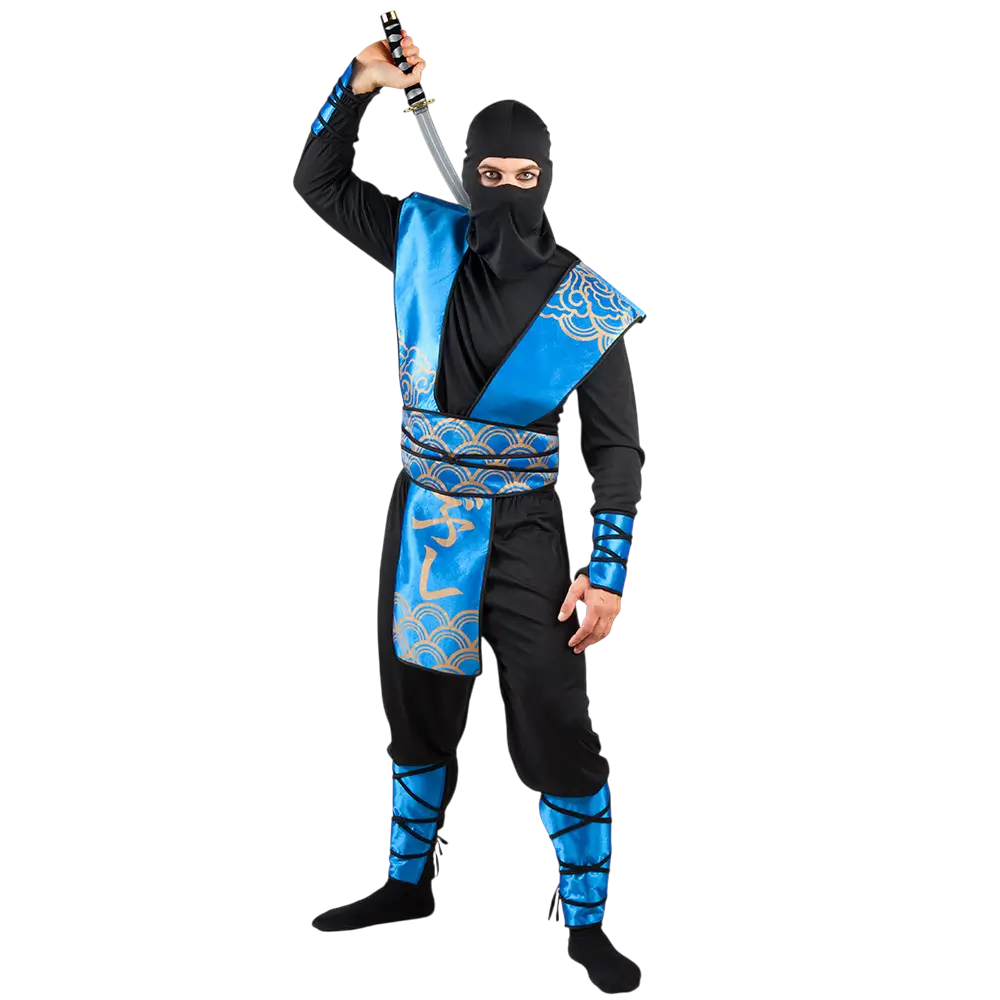 Disfraz de ninja nube azul adulto - 50/52