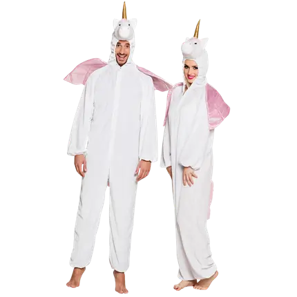 Disfraz de peluche de unicornio para adulto