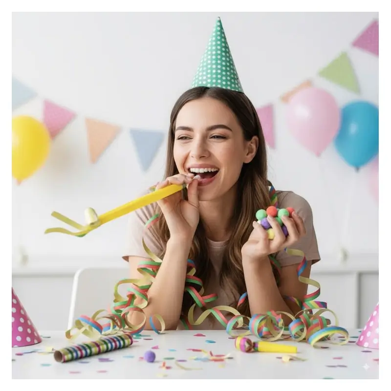 Kit de fiesta de Nochevieja para 1 persona