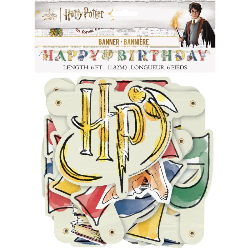 Guirnalda Feliz Cumpleaños - Harry Potter 182 cm