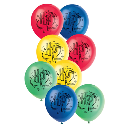 8 globos de látex de Harry Potter