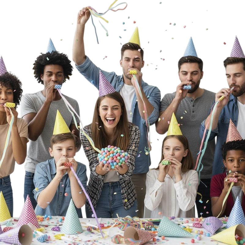 Kit de fiesta de Nochevieja para 10 personas